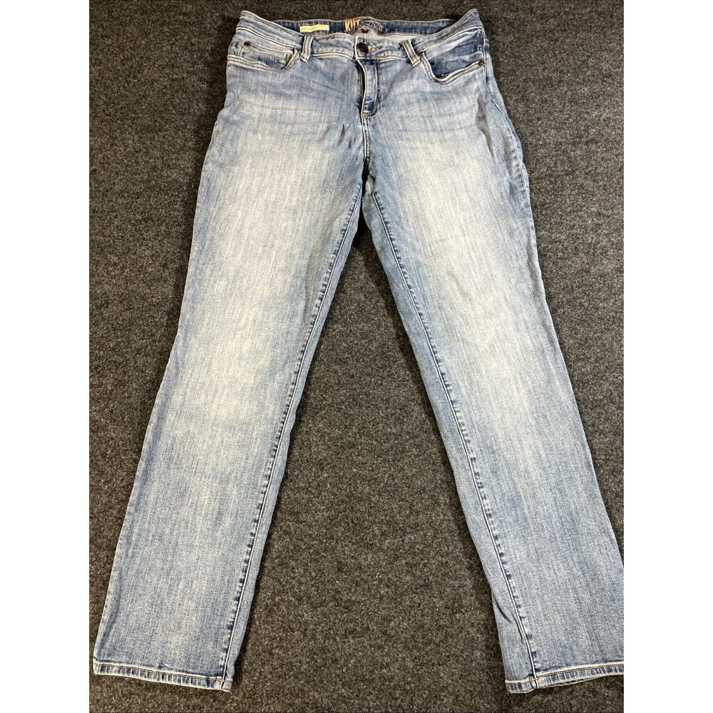 Kut From The Kloth Jeans Womens 12 Blue Katy Boyfriend Mid Rise Relaxed Denim
